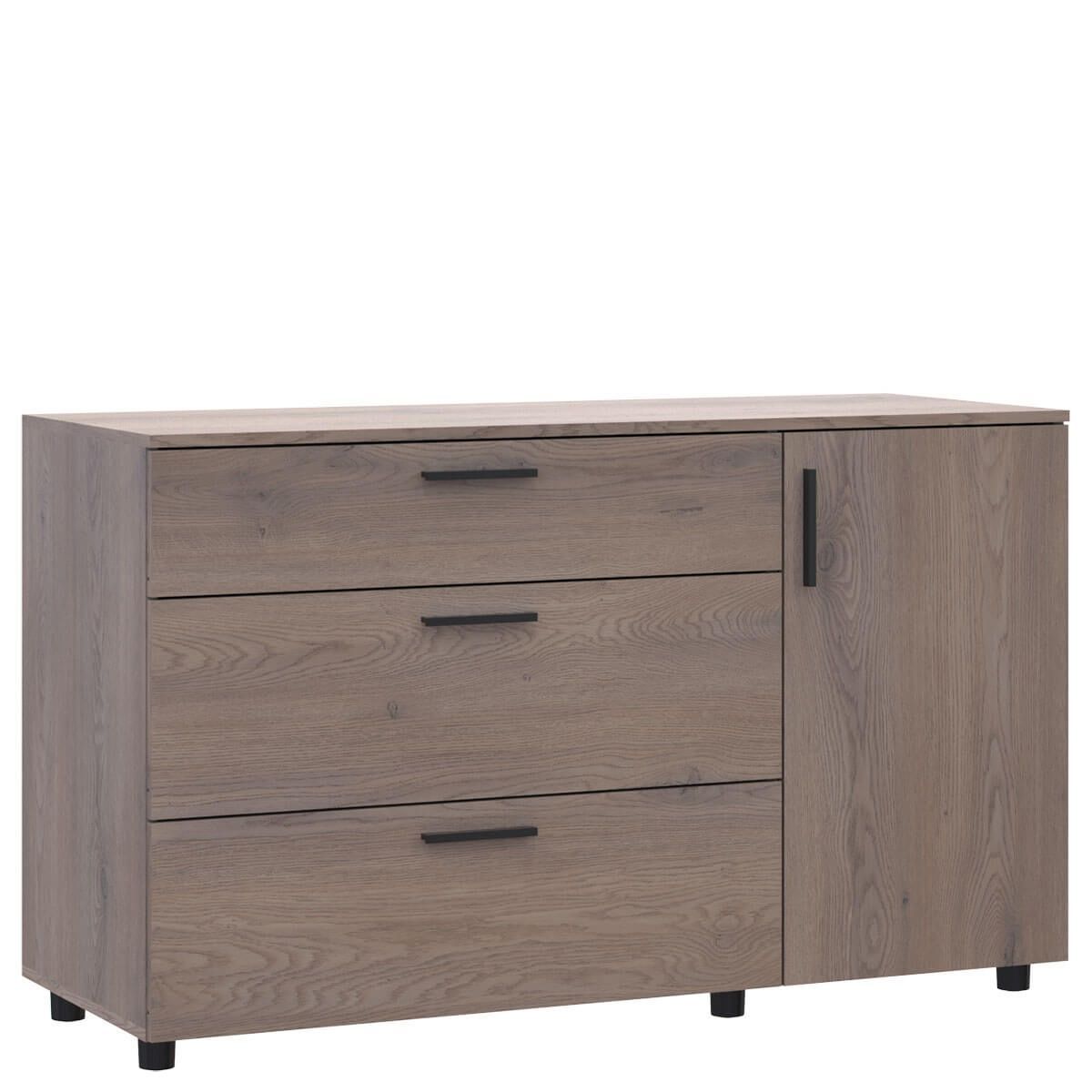 Комод Торн Doros (Дорос) 3Ш/1Д 135х51,6х80 см кремона канноло 41510177 фото мебель