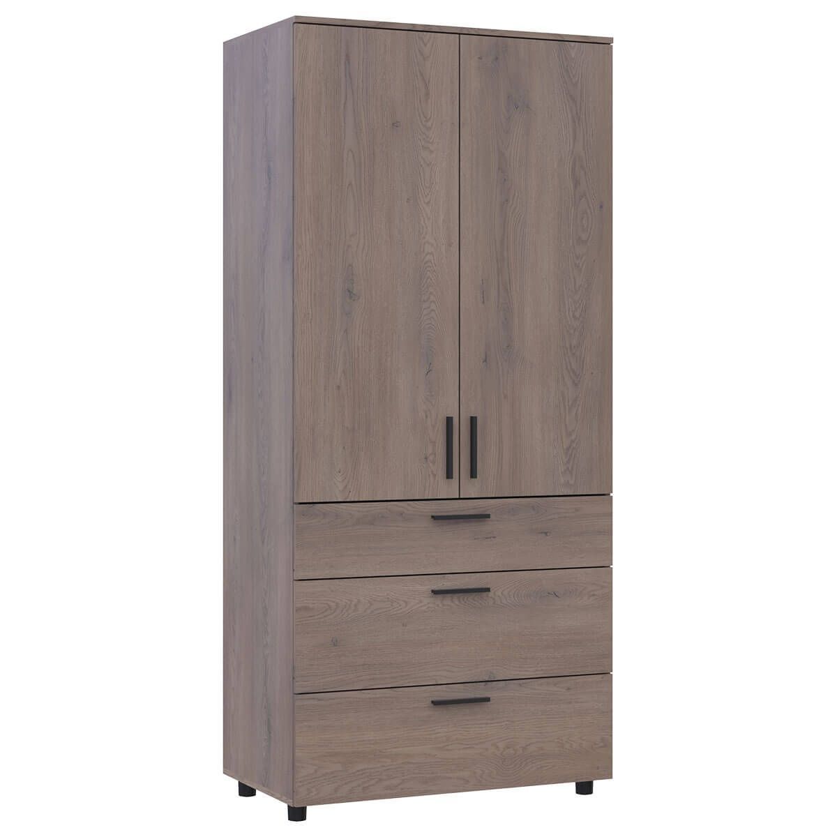 Шкаф для одежды Торн Doros (Дорос) 2 ДСП/3Ш (штанга) 90х51,6х200 см кремона канноло 44900429 фото мебель