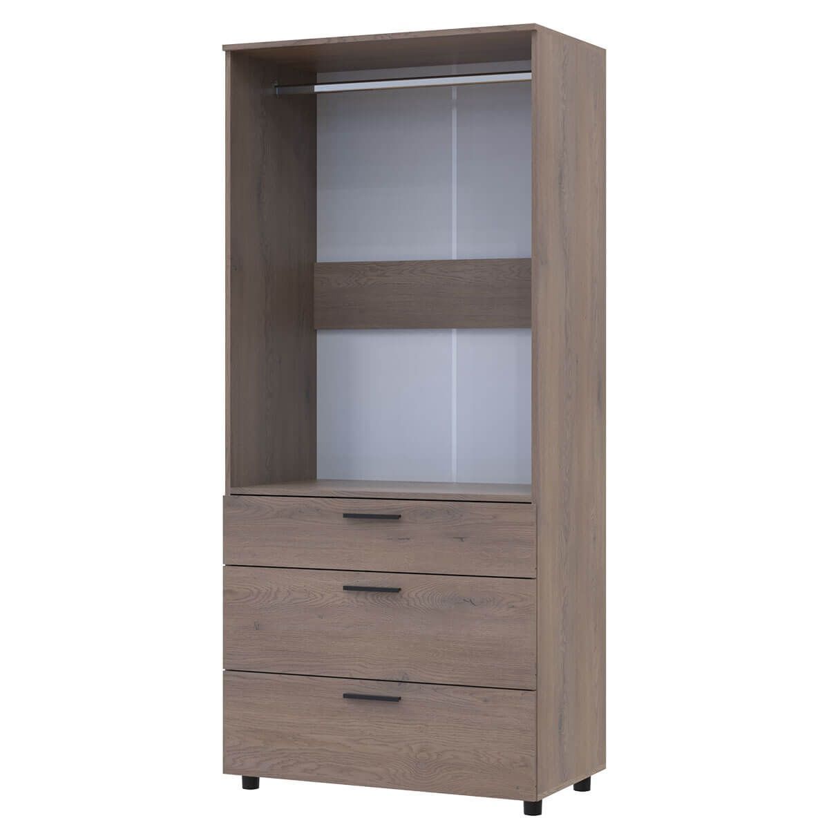 Шкаф для одежды Торн Doros (Дорос) 2 ДСП/3Ш (штанга) 90х51,6х200 см кремона канноло 44900429 фото мебель