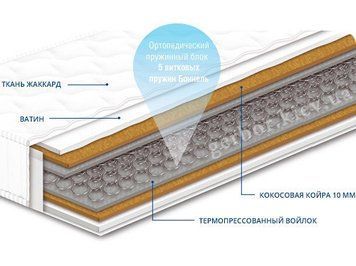 Матрас ЧЕМПИОН COCOS СОНЛАЙН  SNLCCS-180200 фото мебель