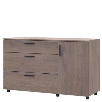 Комод Торн Doros (Дорос) 3Ш/1Д 135х51,6х80 см кремона канноло 41510177 фото мебель