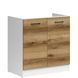 Тумба під мийку DK2D/80/82 JUNONA LINE BRW K24-DK2D/80/82-BI/DDJ фото 3