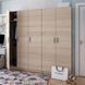Шафа розпашна для одягу Промо Doros (Дорос) 2+3 ДСП 225х48х204 42005003 фото 3