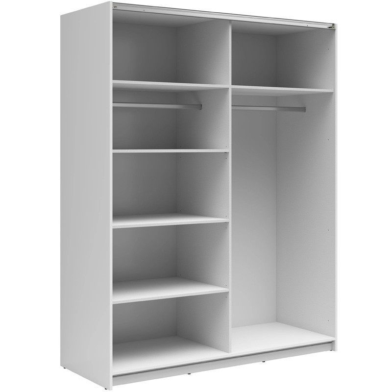 Шафа-купе SZF/153 TETRIX BRW білий глянець S442-SZF/153-BIP фото меблі