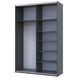 Шафа-купе G-Кайзер Doros (Дорос) 1 ДСП / 1 Дзеркало 160х60х240 42005084 фото 2