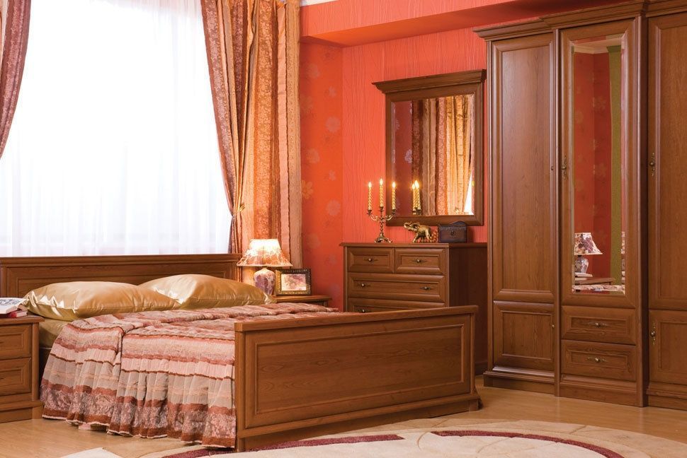Зеркало 102 Соната Гербор каштан 9002390 фото мебель