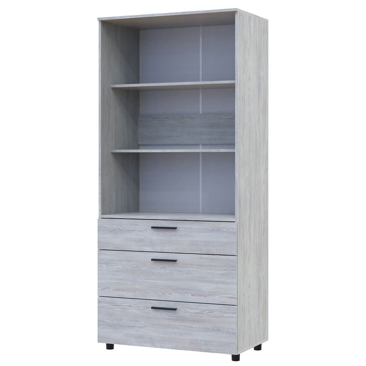 Шкаф распашной Торн Doros (Дорос) 2 ДСП/3Ш (полки) 90х51,6х200 см сосна натти 44900434 фото мебель
