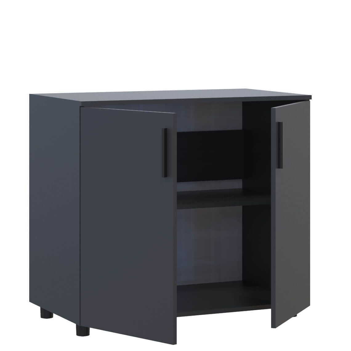 Тумба Торн Doros (Дорос) 2 ДСП 90х51,6х80 см антрацит 41510149 фото мебель