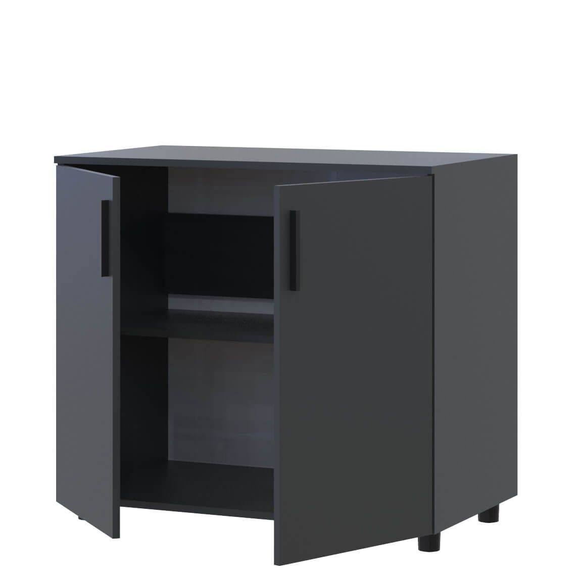 Тумба Торн Doros (Дорос) 2 ДСП 90х51,6х80 см антрацит 41510149 фото мебель