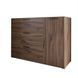 Комод LION Краш з трьома шухлядами та закритими полицями 120x86x43 см 30896 фото 2