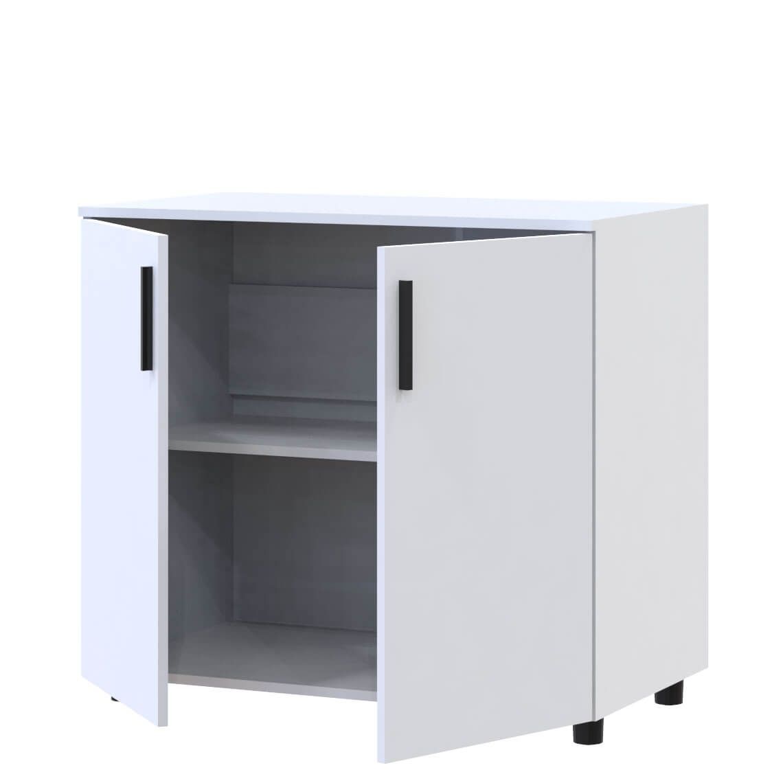 Тумба Торн Doros (Дорос) 2 ДСП 90х51,6х80 см белый 41510145 фото мебель