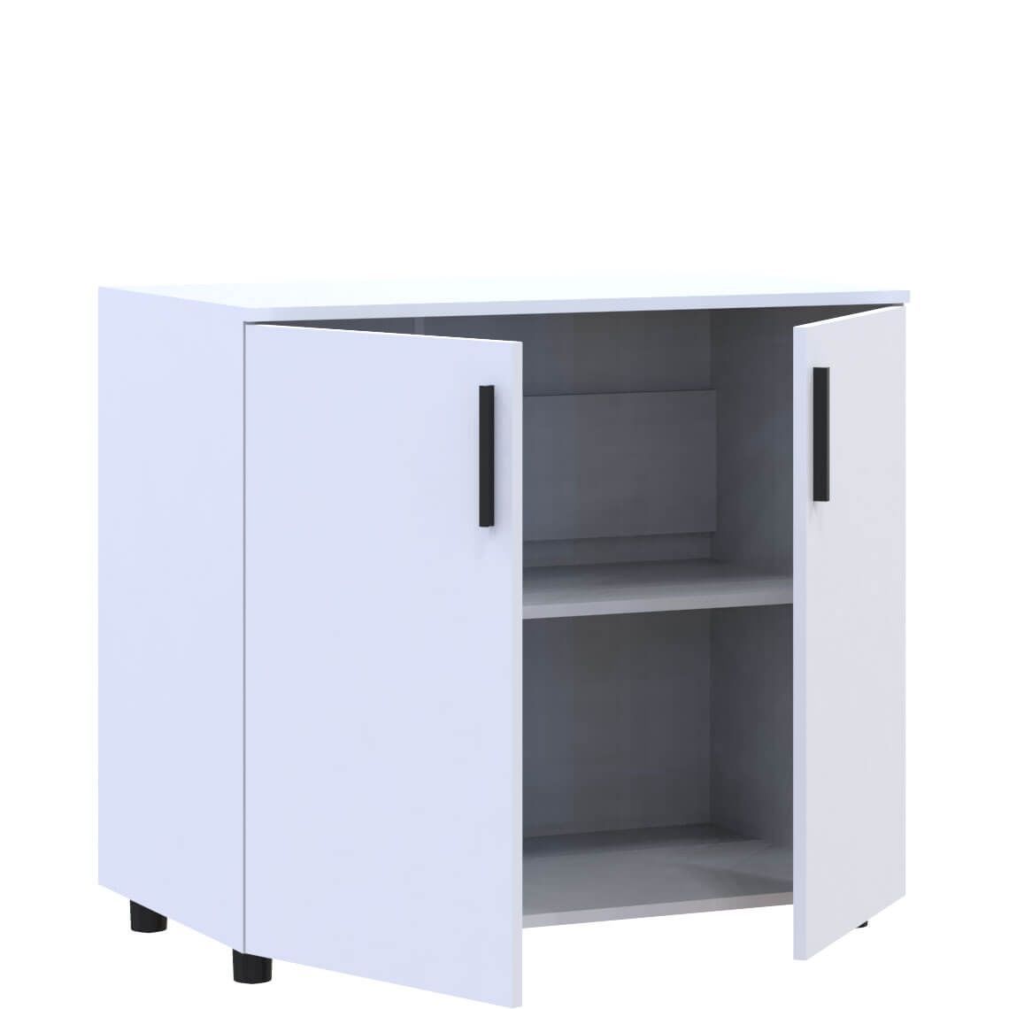 Тумба Торн Doros (Дорос) 2 ДСП 90х51,6х80 см белый 41510145 фото мебель