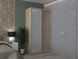 Шафа-купе Сіті Лайт Doros (Дорос) 1 ДСП / 1 Дзеркало 120х60х225 см 42002035 фото 4