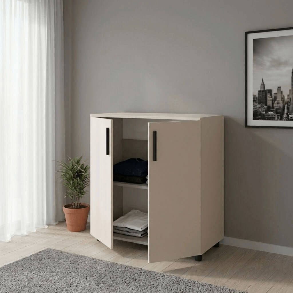 Тумба Торн Doros (Дорос) 2 ДСП 90х51,6х80 см кашемір 41510151 фото меблі