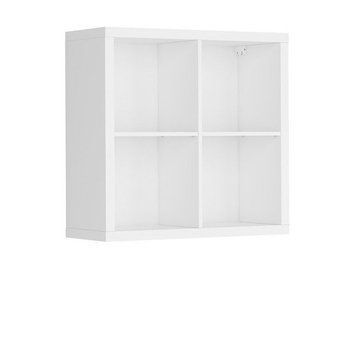 Стелаж навісний SFW/8/8 NEPO PLUS BRW білий S435-SFW/8/8-BI фото меблі