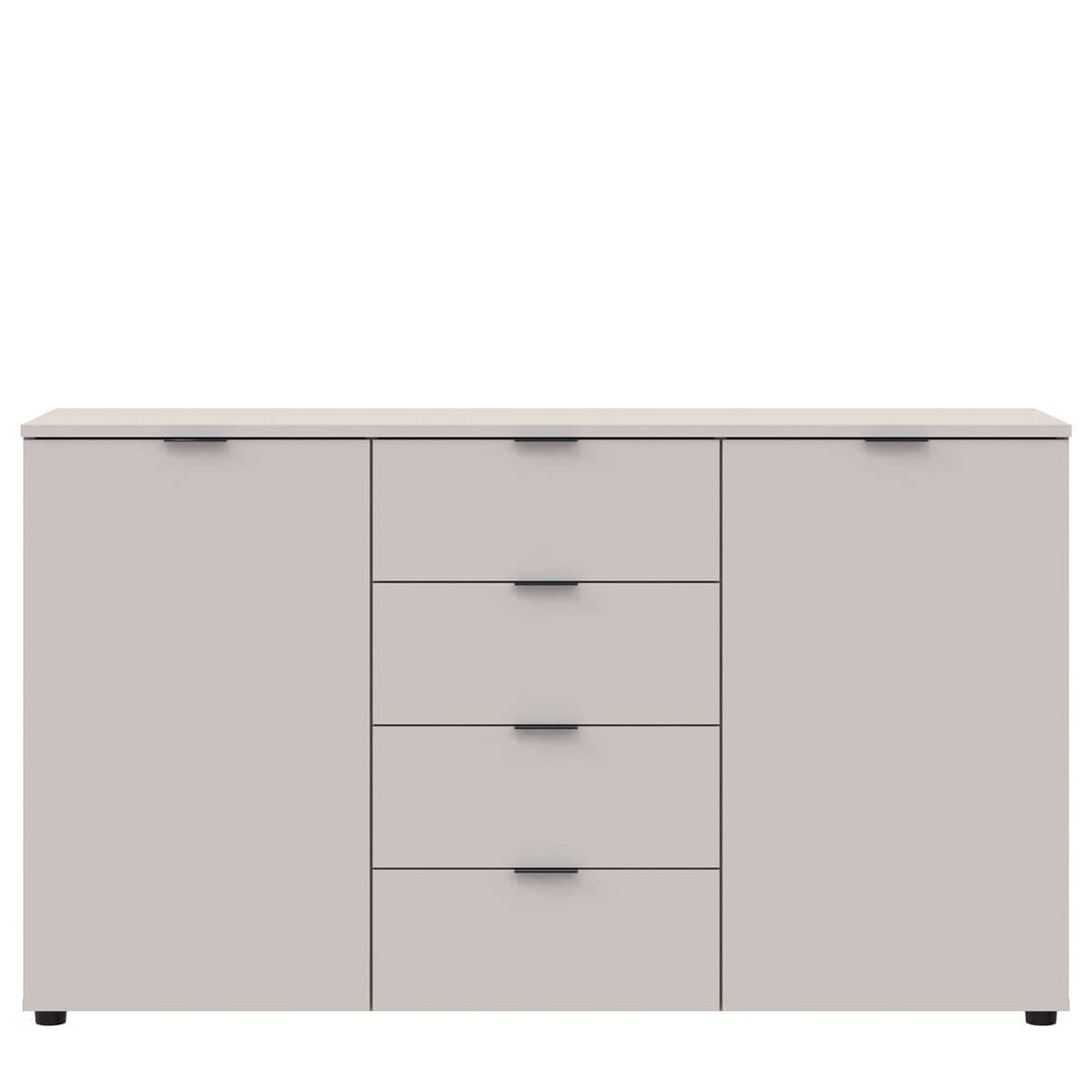 Комод Рон 5 Doros (Дорос) 2 двері 4 шухляди 140х38х81 см кашемір 41516047 фото меблі