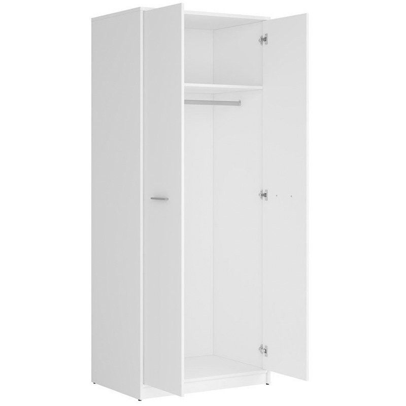 Шкаф SZF2D NEPO PLUS BRW белый S435-SZF2D-BI фото мебель