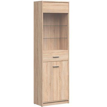 Вітрина REG1D1W NEPO PLUS BRW дуб сонома S435-REG1D1W-DSO фото меблі