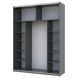 Шафа-купе G-Кайзер Doros (Дорос) 2 ДСП 180х60х240 42005089 фото 2