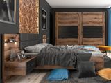 Спальня KASSEL BRW L99-BEDROOM-DMON/DCA фото мебеkm BLACK RED WHITE