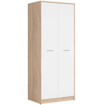 Шафа SZF2D NEPO PLUS BRW дуб сонома / білий S435-SZF2D-DSO/BI фото меблі