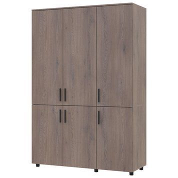 Шкаф для одежды Торн Doros (Дорос) 3 ДСП (штанга) 135х51,6х200 см кремона канноло 44900475 фото мебель