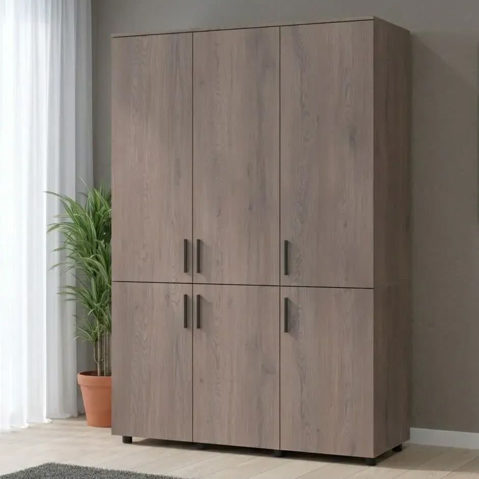 Шкаф для одежды Торн Doros (Дорос) 3 ДСП (штанга) 135х51,6х200 см кремона канноло 44900475 фото мебель