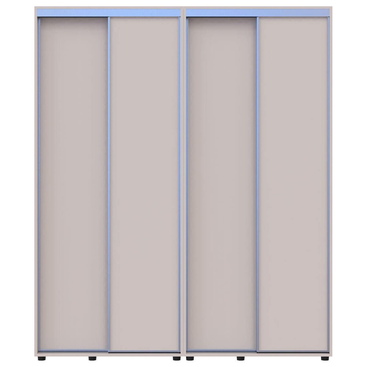 Шкаф-купе Сигма Слим Doros (Дорос) 2+2 ДСП 180х45х214,4 см кашемир 42005582 фото мебель