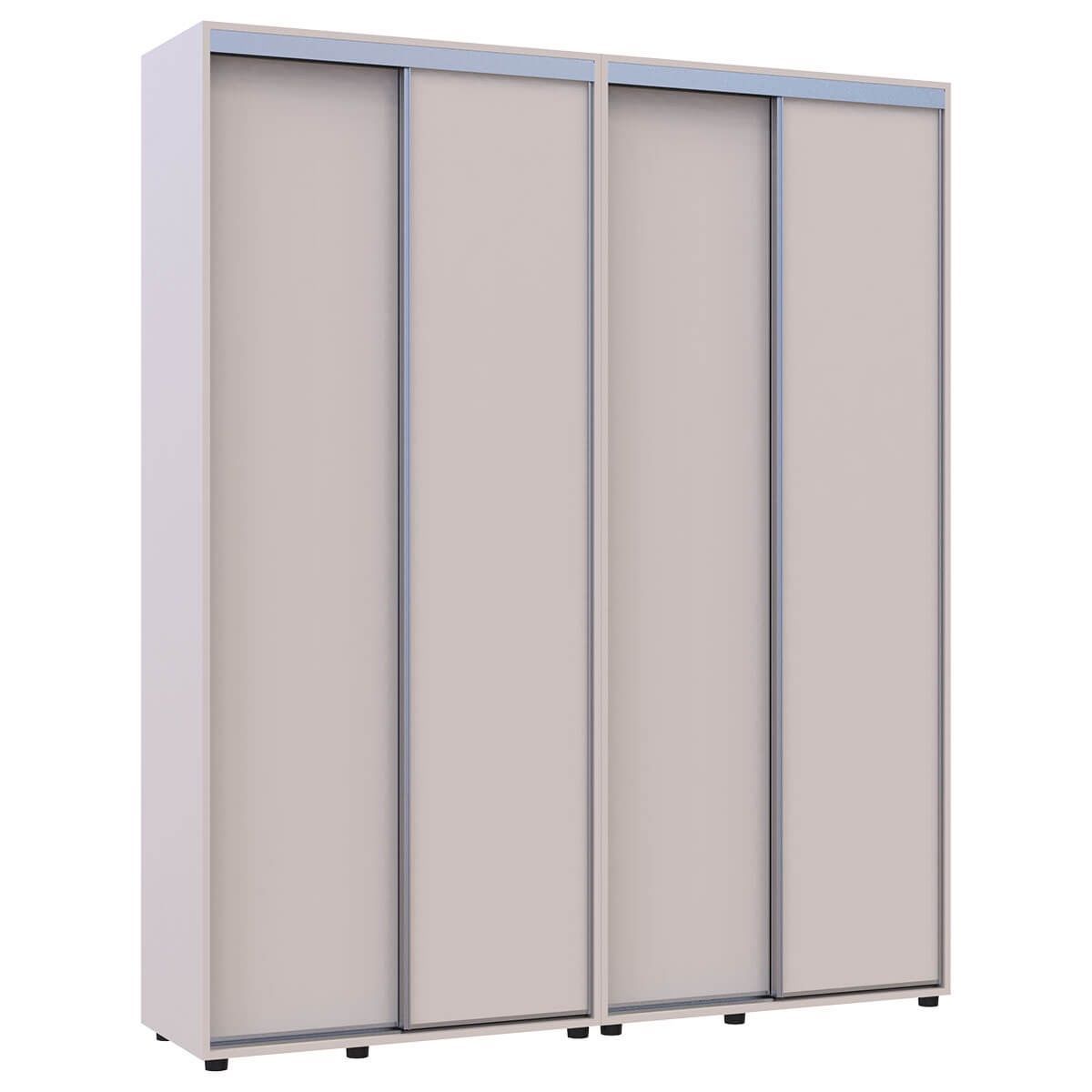 Шкаф-купе Сигма Слим Doros (Дорос) 2+2 ДСП 180х45х214,4 см кашемир 42005582 фото мебель