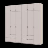 Шкаф с антресолью распашной для одежды Лукас Doros (Дорос) 3+3 ДСП 240х50х240 42005108 фото мебеkm DOROS