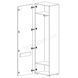На фото схема наповнення шафи SZF1D/21/6 Амелія ВМК (Ацтека БРВ)