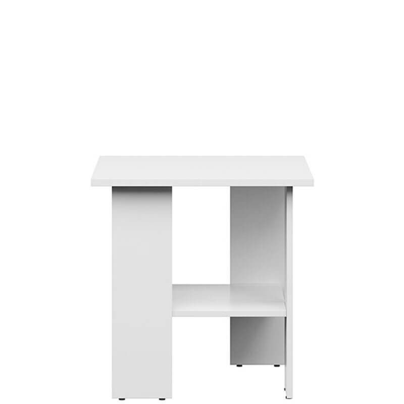 Стол журнальный LAW/55 NEPO PLUS BRW белый S435-LAW/55-BI фото мебель