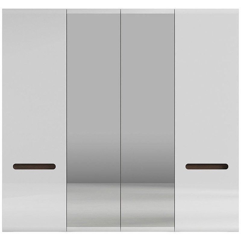 Шафа SZF2D2L/21/22 AZTECA TRIO BRW білий / білий глянець S504-SZF2D2L/21/22-BI/BIP фото меблі