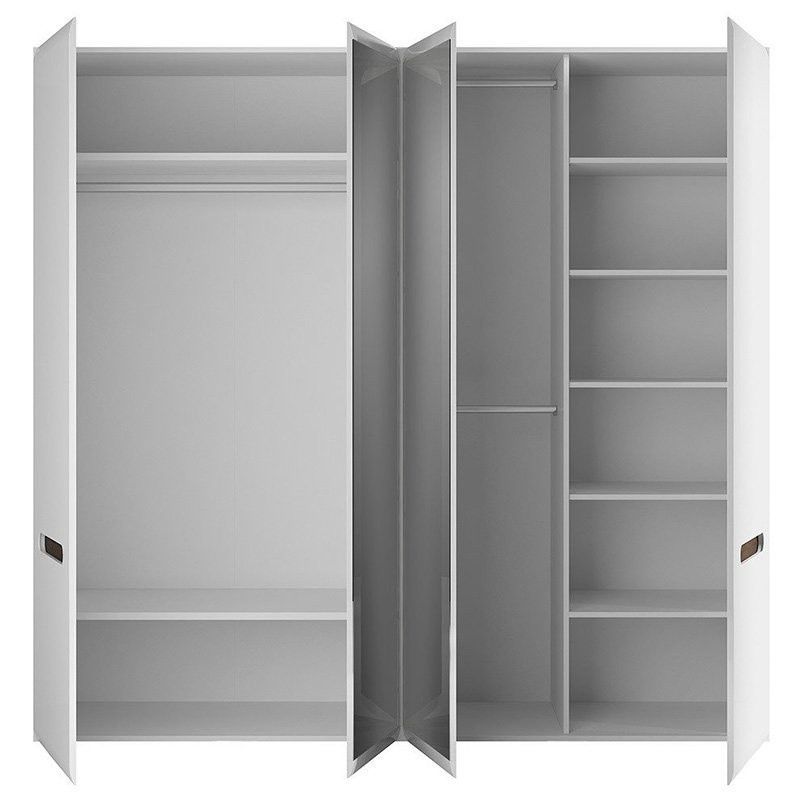 Шафа SZF2D2L/21/22 AZTECA TRIO BRW білий / білий глянець S504-SZF2D2L/21/22-BI/BIP фото меблі