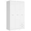 Шкаф SZF3D2S NEPO PLUS BRW белый S435-SZF3D2S-BI фото мебель