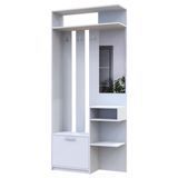 Передпокій Рів'єра Doros (Дорос) 90х30х203 білий 80387331 фото меблі DOROS
