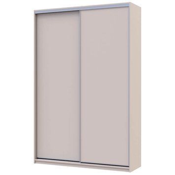 На фото шафа-купе Сіті Лайт Doros (Дорос) 2 ДСП 150х45х225 см кашемір