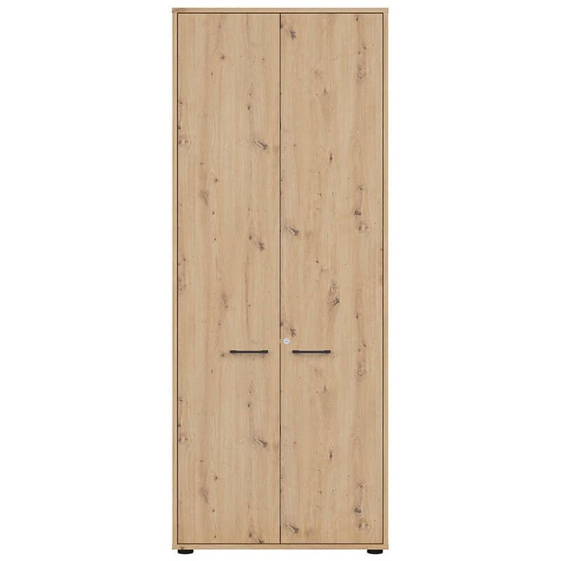 Шкаф с замком REG2D/200/F20/Z SPACE OFFICE BRW дуб артизан S479-REG2D/200/F20/Z-DASN фото мебель