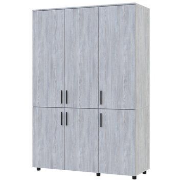 Шкаф для одежды Торн Doros (Дорос) 3 ДСП (штанга) 135х51,6х200 см сосна натти 44900479 фото мебель