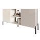 Комод открытый на черных металлических ножках LION Грей 154x38x76,5 см 30711 фото 2
