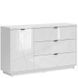 Комод KOM1D3S FORN BRW білий глянець S471-KOM1D3S-BIP фото меблі