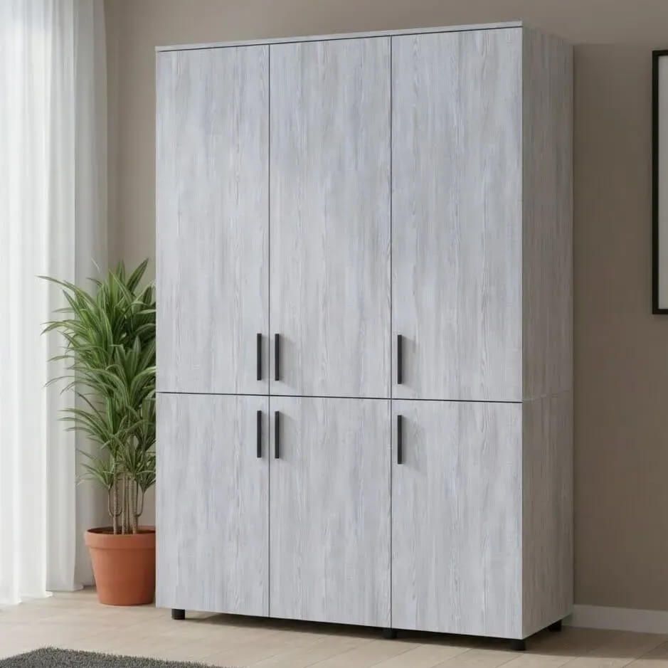 Шкаф для одежды Торн Doros (Дорос) 3 ДСП (штанга) 135х51,6х200 см сосна натти 44900479 фото мебель