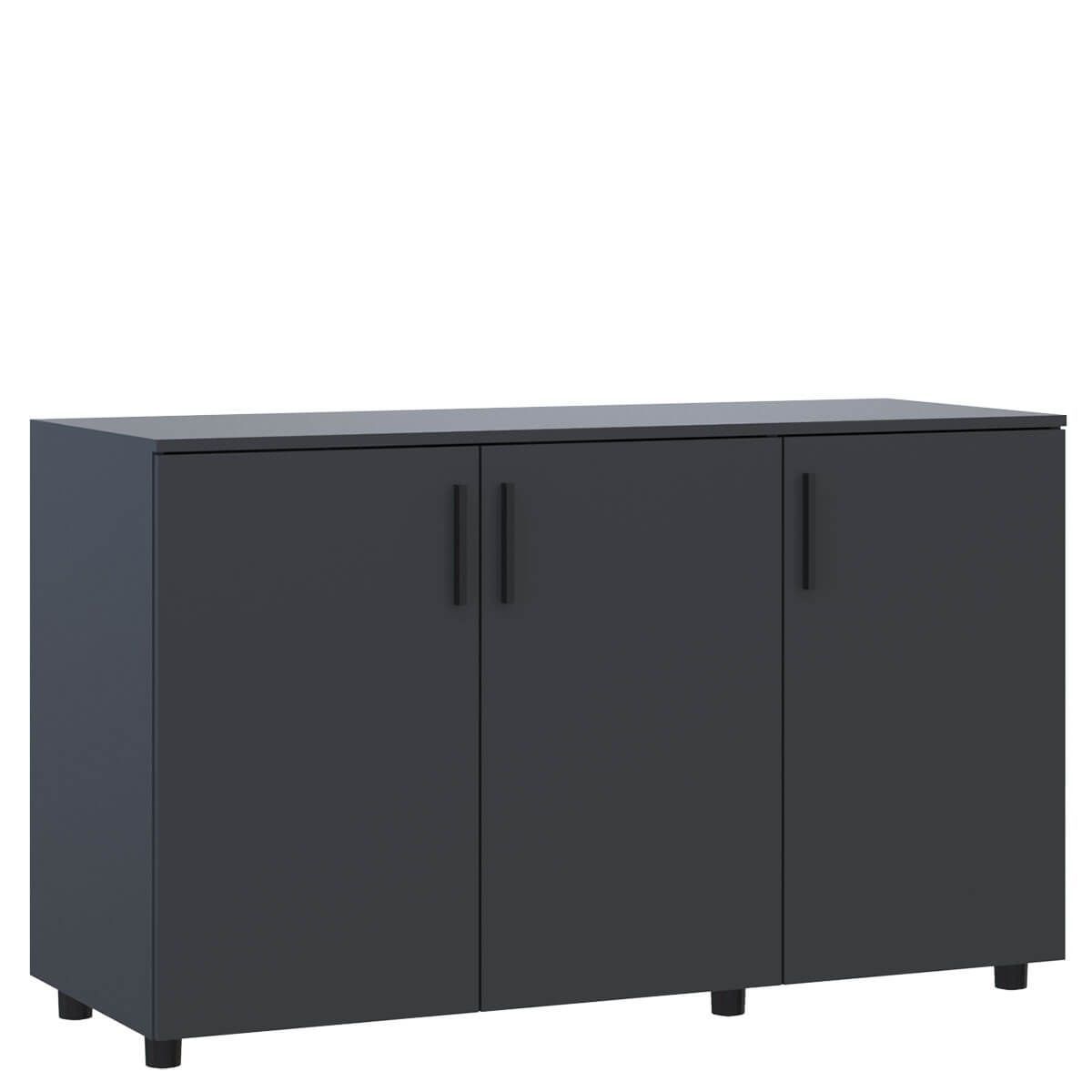 Тумба Торн Doros (Дорос) 3 ДСП 135х51,6х80 см антрацит 41510173 фото мебель