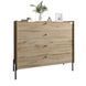 Комод із 4 шухлядами LION Wood на чорних металевих ніжках 100х90х45 см 17904 фото 2
