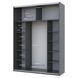 Шафа-купе G-Кайзер Doros (Дорос) 1 ДСП / 1 Скло 180х60х240 42005091 фото 2