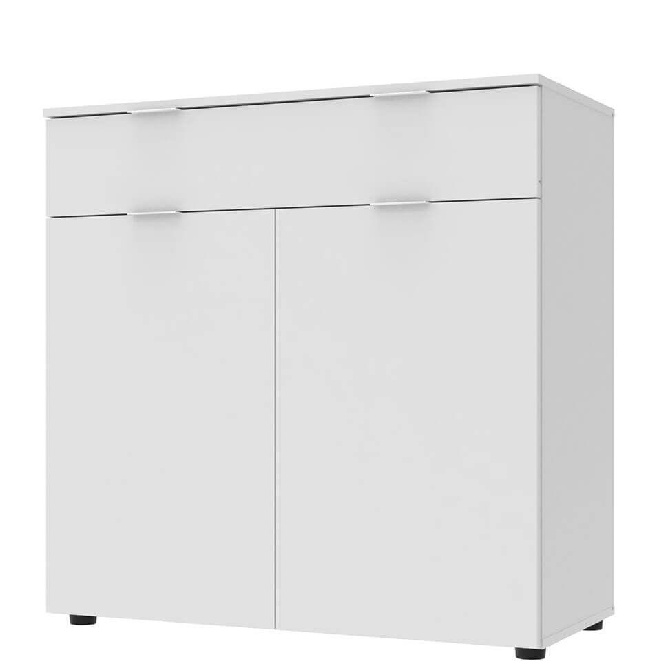 Комод Рон 2 Doros (Дорос) 2 двері 1 шухляда 80х38х100 см білий 41516003 фото меблі
