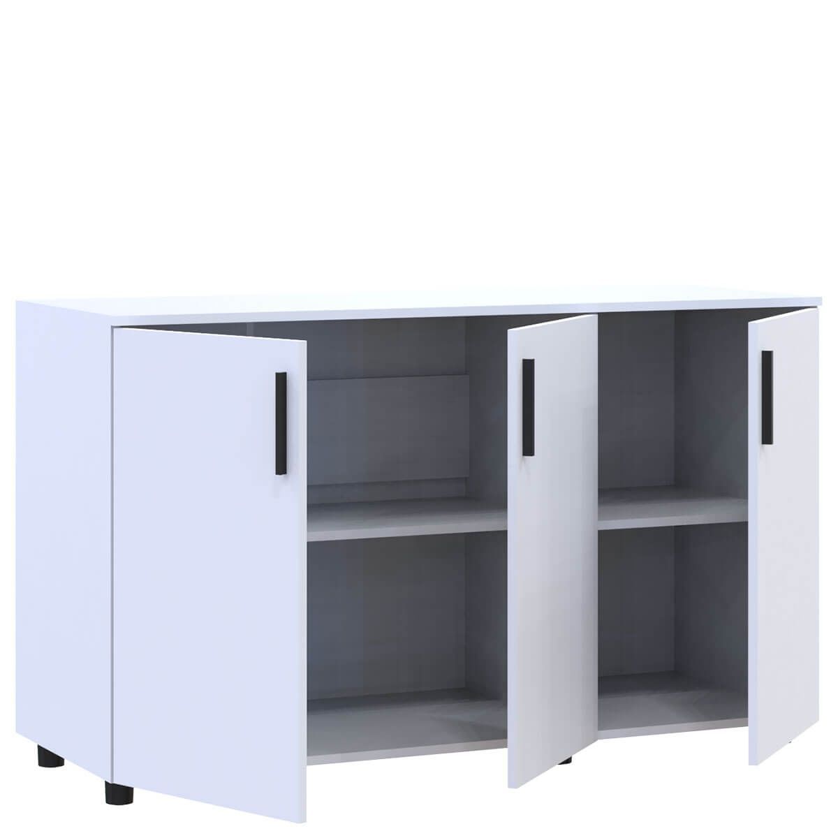 Тумба Торн Doros (Дорос) 3 ДСП 135х51,6х80 см білий 41510169 фото меблі