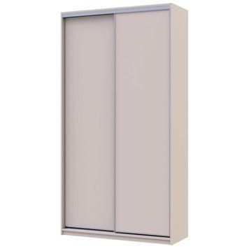 На фото шафа-купе Сіті Лайт Doros (Дорос) 2 ДСП 120х45х225 см кашемір