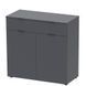 Комод Рон 2 Doros (Дорос) 2 двері 1 шухляда 80х38х100 см графіт 41516004 фото меблі