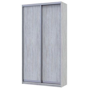 На фото шафа-купе Сіті Лайт Doros (Дорос) 2 ДСП 120х45х225 см сосна натті